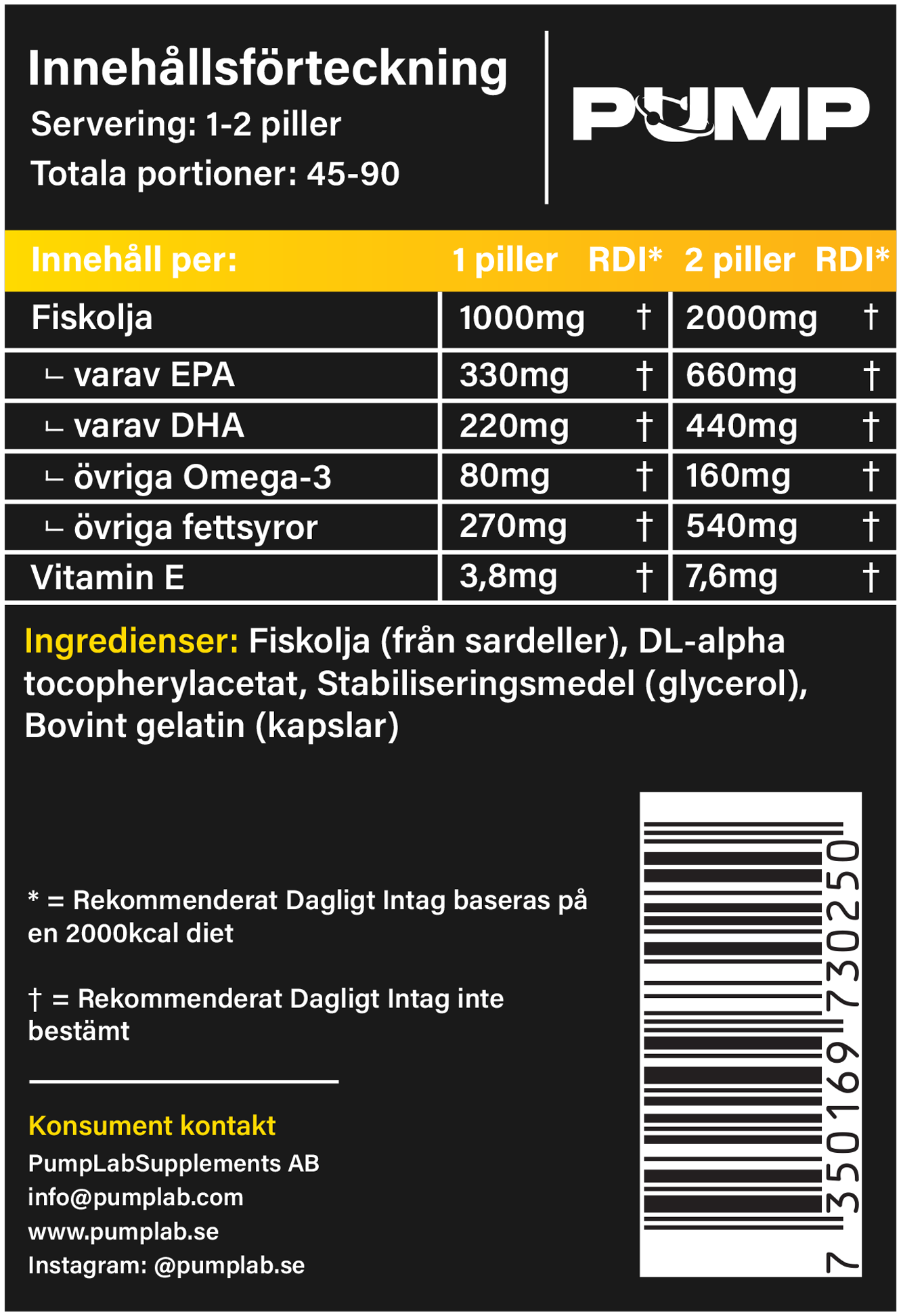 OMEGA - Potent Omega-3 formula