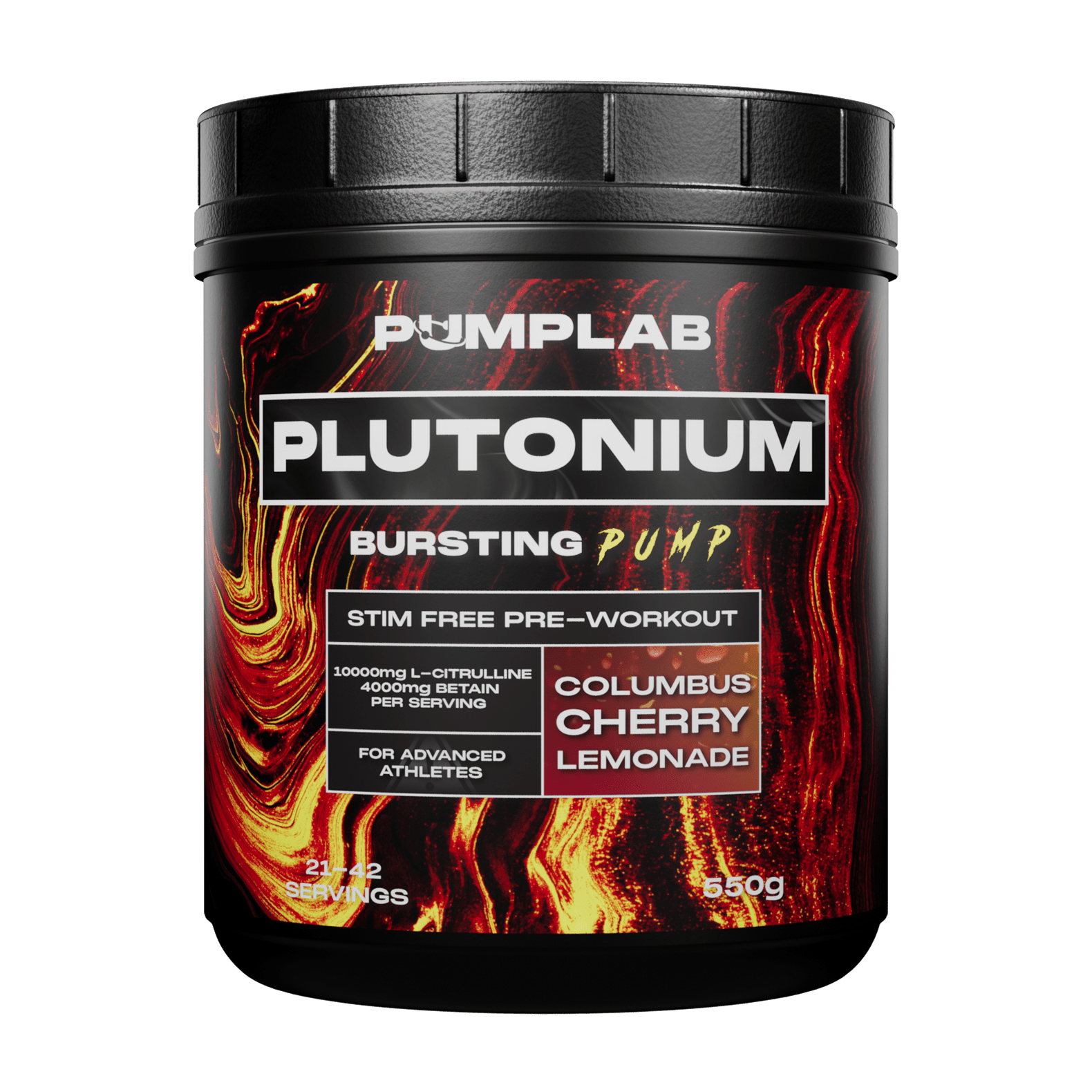 PLUTONIUM - Stim free Preworkout