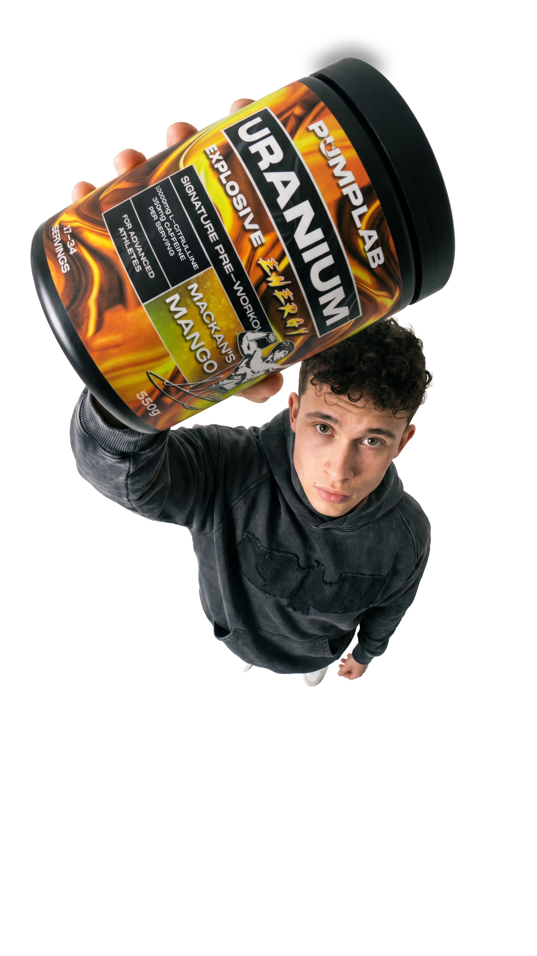 Mackan Emanuelsson med Uranium pre-workout