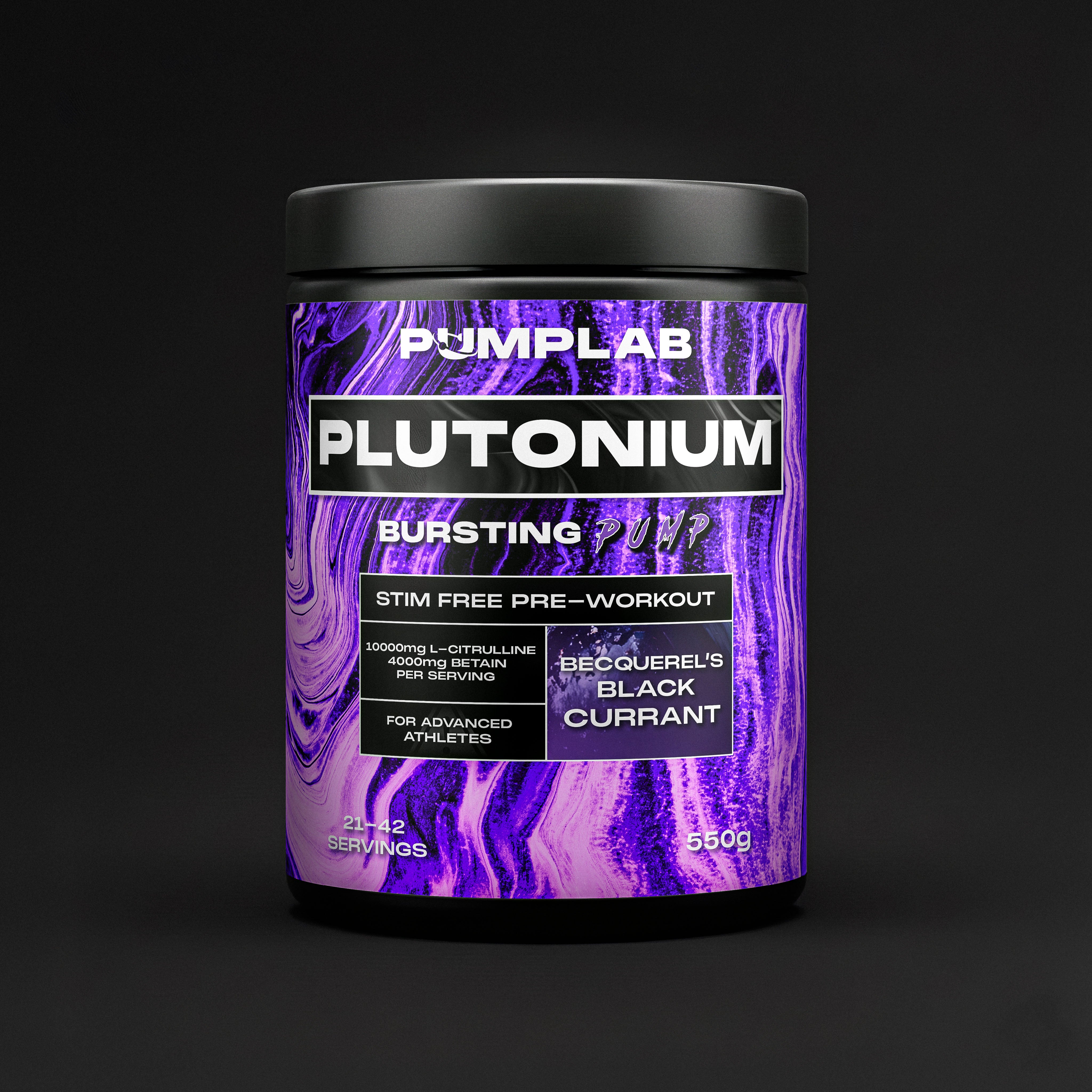 PLUTONIUM - Stim free Preworkout