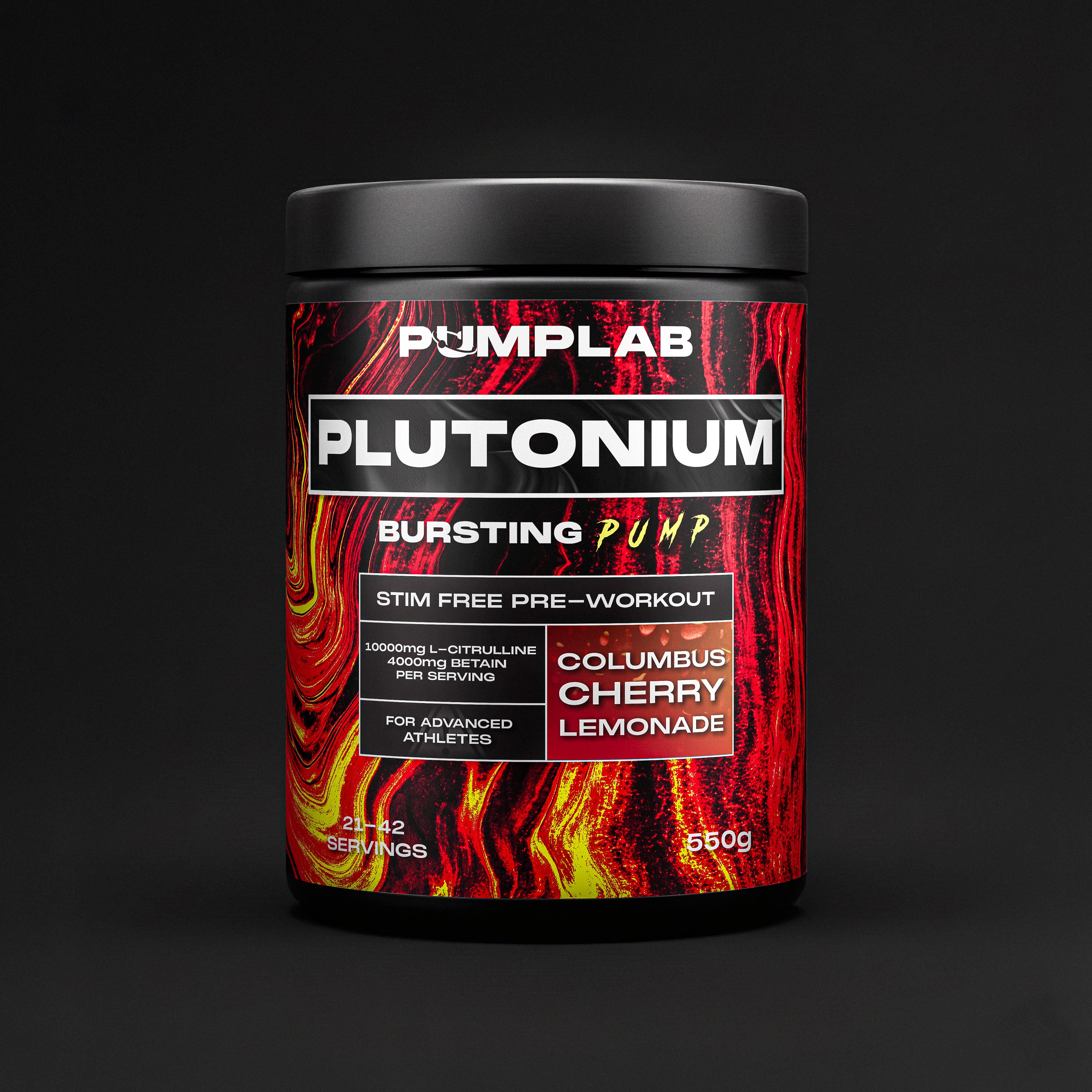 PLUTONIUM - Stim free Preworkout